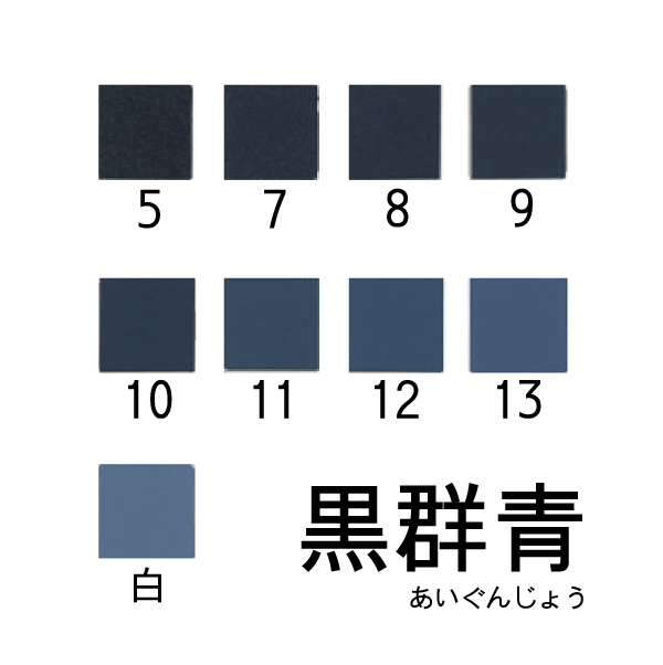 新岩絵具 黒群青