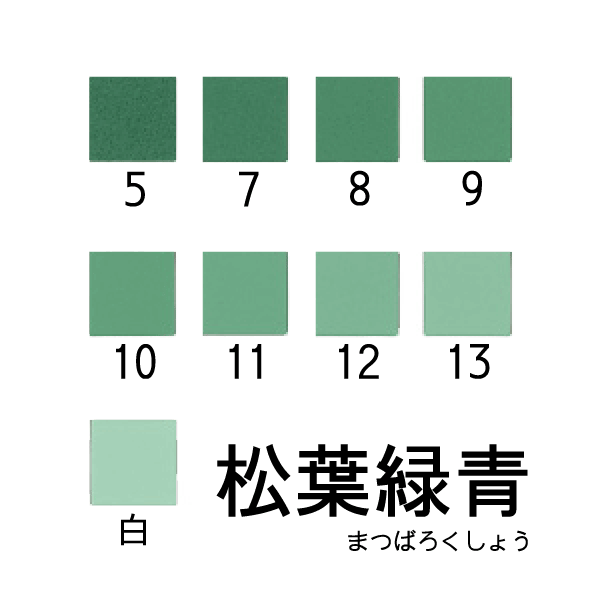 新岩絵具 松葉緑青