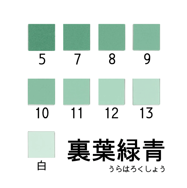 新岩絵具 裏葉緑青