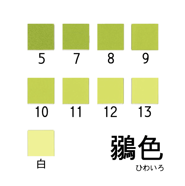 新岩絵具 鶸色