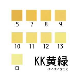新岩絵具　KK黄緑