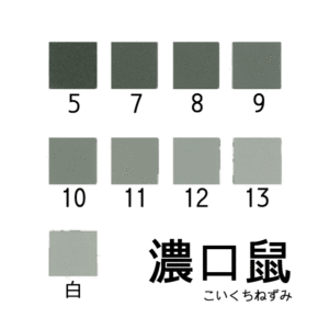 新岩絵具　濃口鼠