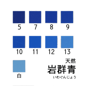 天然岩絵具　岩群青