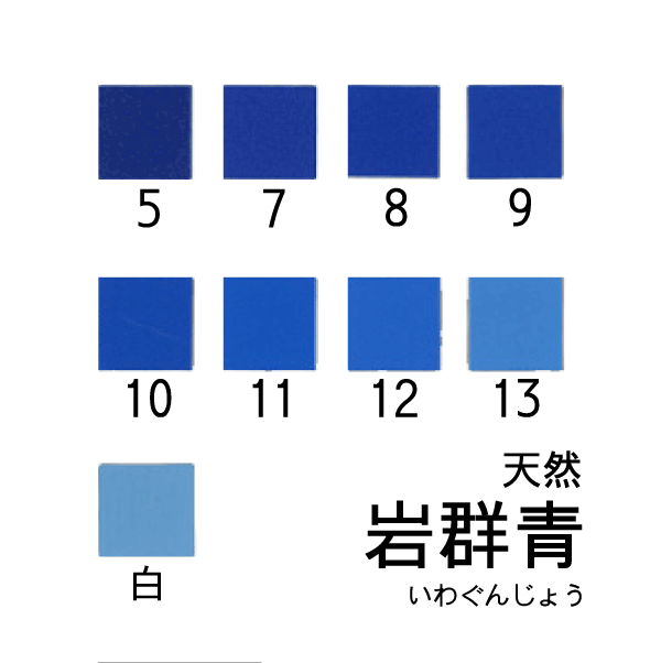 天然岩絵具 岩群青