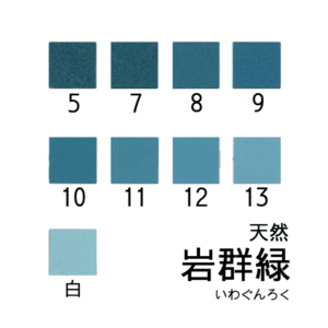 天然岩絵具　岩群緑