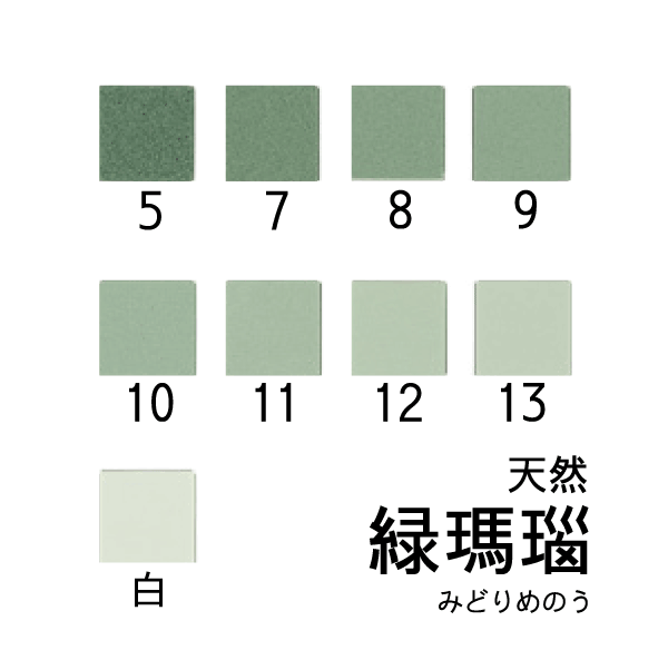 天然岩絵具 緑瑪瑙