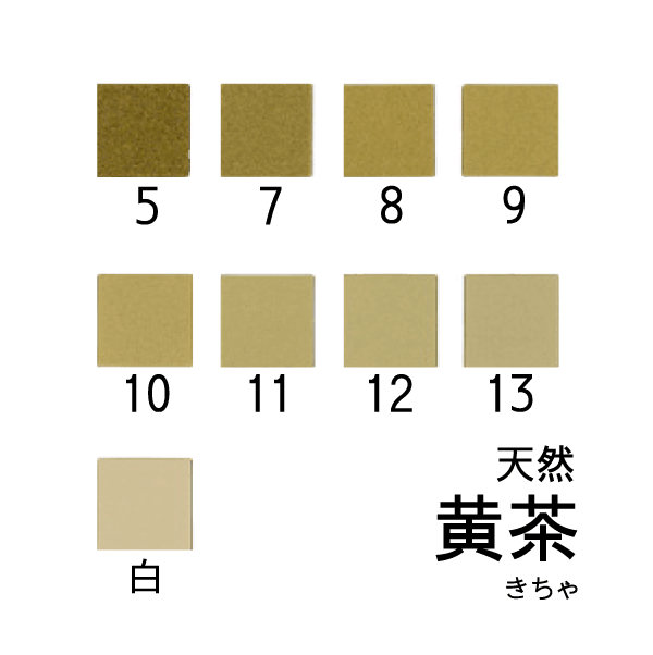 天然岩絵具　黄茶