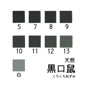 天然岩絵具　黒口鼠