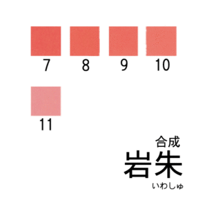 合成岩絵具　岩朱