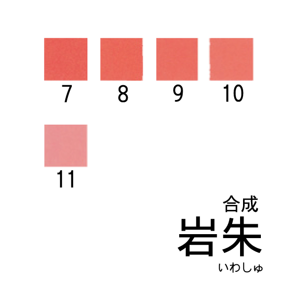 合成岩絵具 岩朱