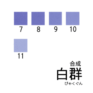 合成岩絵具　白群