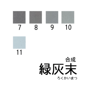 合成岩絵具　緑灰末
