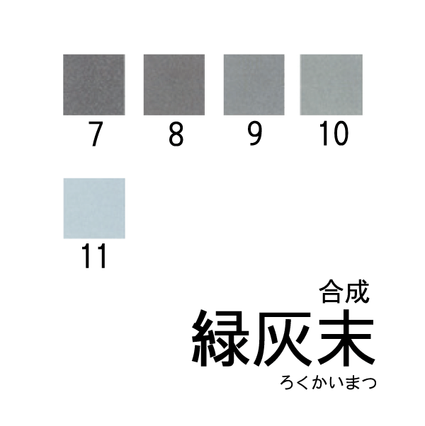 合成岩絵具 緑灰末