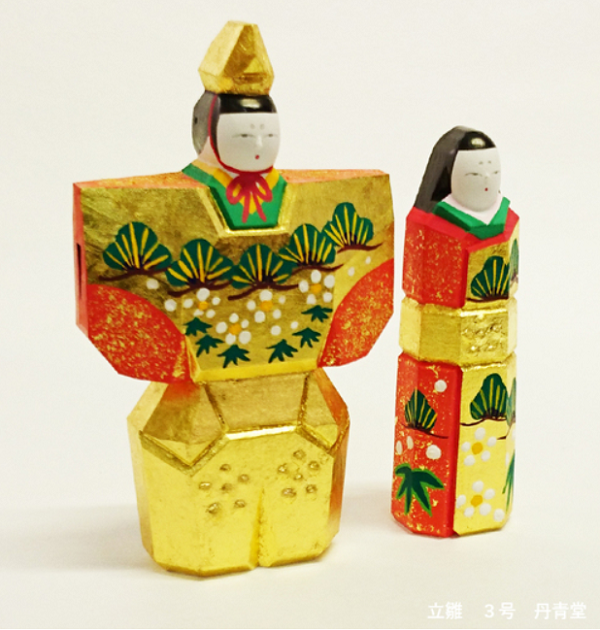 奈良の一刀彫雛人形